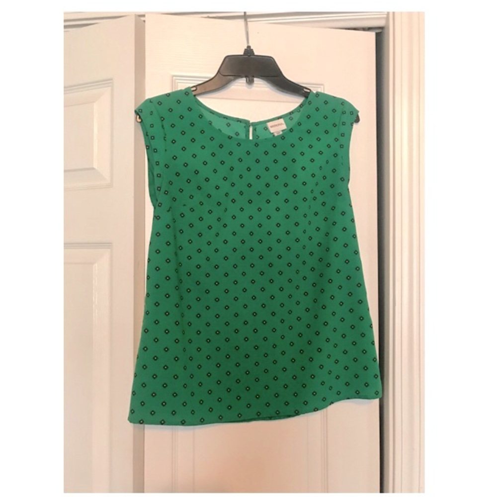 Green business casual dress shirt